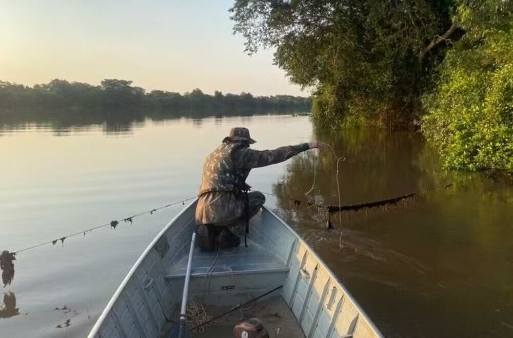 Imagem de compartilhamento para o artigo PMA realiza operação em rios de MS com foco na prevenção à pesca predatória da MS Todo dia